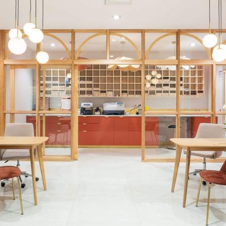 OLA, Opticien Lunetier de l'Amiénois décoré par l'agence Cécile Bédé